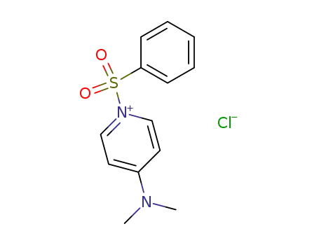 1-Benzenesulfonyl-4-dimethylamino-pyridinium; chloride