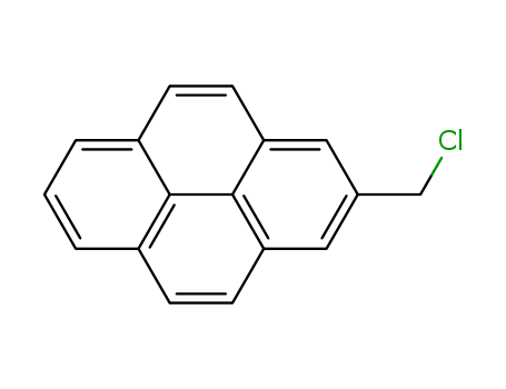Molecular Structure of 957-37-9 (Pyrene, 2-(chloromethyl)-)