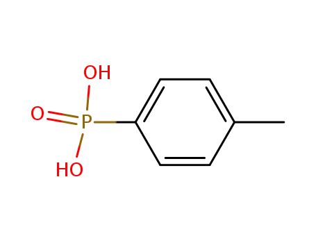 Molecular Structure of 3366-72-1 (P-TOLYL-PHOSPHONIC ACID)