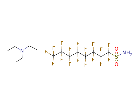 Heptadecafluorooctane-1-sulphonamide, compound with triethylamine (1:1)