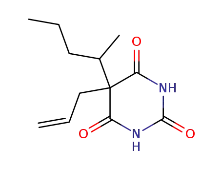 Molecular Structure of 29071-21-4 (SECOBARBITAL,1.0MG/MLINMETHANOL)