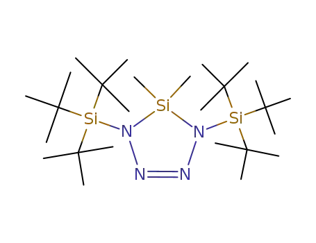 5,5-Dimethyl-1,4-bis(tri-tert-butylsilyl)-1,2,3,4-tetraaza-5-sila-2-cyclopenten
