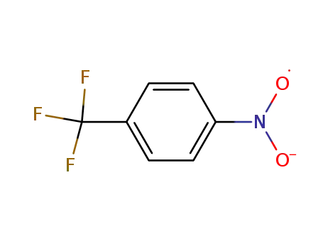 Molecular Structure of 35848-46-5 (4-(α,α,α-Trifluoromethyl)nitrobenzene radical anion)