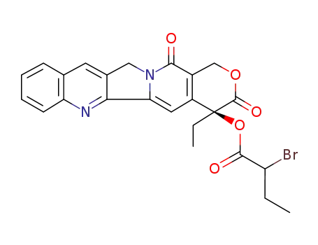 Molecular Structure of 935761-84-5 (camptothecin 20-(2-bromo)-n-butyrate)