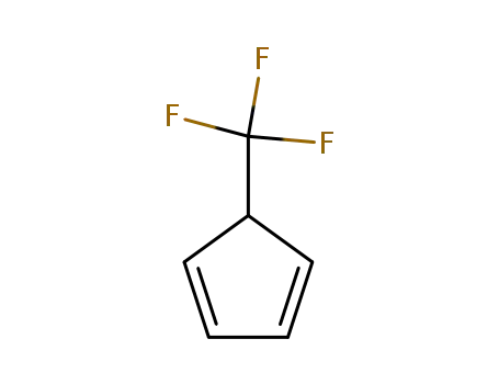 Molecular Structure of 72034-76-5 (5-trifluoromethyl-1,3-cyclopentadiene)