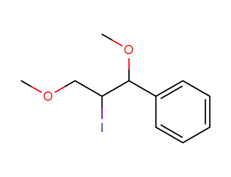 2-iodo-1,3-dimethoxy-1-phenyl-propane