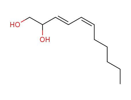 Molecular Structure of 119239-12-2 ((3E,5Z)-undeca-3,5-diene-1,2-diol)