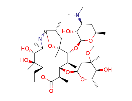 9-deoxo-6-deoxy-6,9-epoxy-9,9a-didehydro-9a-aza-homoerythromycin A