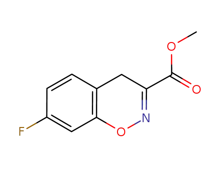 Molecular Structure of 932399-72-9 (7-fluoro-3-methoxycarbonyl-4H-1,2-benzoxazine)