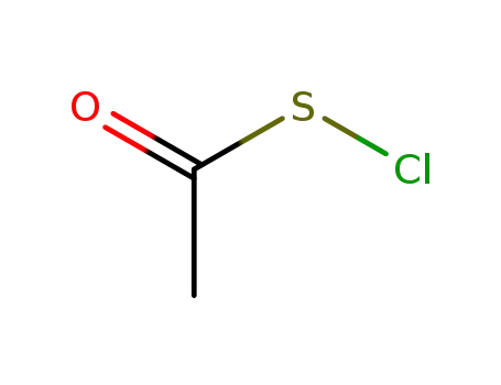 Molecular Structure of 6405-82-9 (Acetylsulfur chloride)