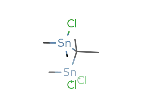 Molecular Structure of 83135-45-9 (2-(chlorodimethylstannyl)-2-(dichloromethylstannyl)propane)