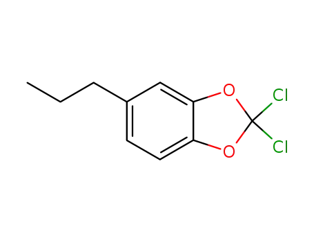 Molecular Structure of 72769-06-3 (2,2-dichloro-5-propyl-benzo[1,3]dioxole)