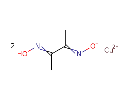 Molecular Structure of 5327-14-0 (copper(II) dimethylglyoximate)
