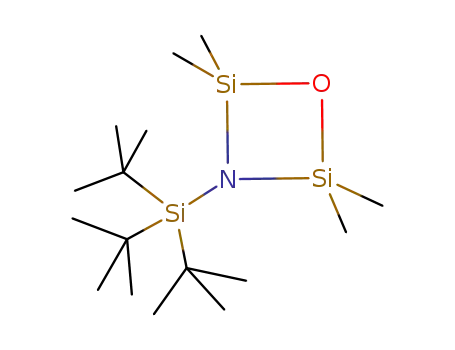 2,2,4,4-tetramethy-1-tri-t-butylsilyl-3-oxa-1-aza-2,4-disilacyclobutan
