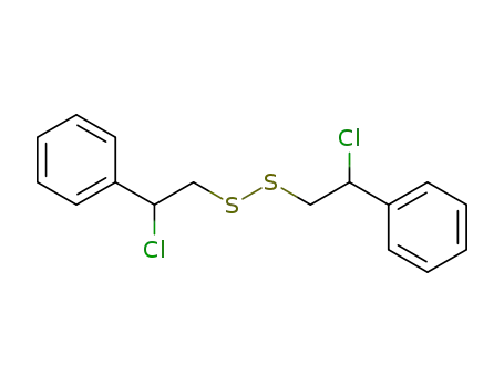 Disulfide, bis(2-chloro-2-phenylethyl)
