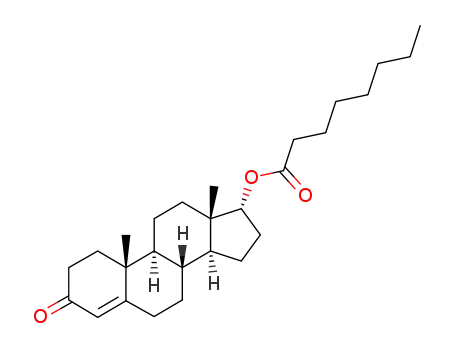 Molecular Structure of 29430-22-6 (17beta-hydroxyandrost-4-en-3-one octanoate)
