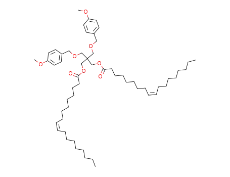 (Z)-Octadec-9-enoic acid 3-(4-methoxy-benzyloxy)-2-(4-methoxy-benzyloxymethyl)-2-((Z)-octadec-9-enoyloxymethyl)-propyl ester