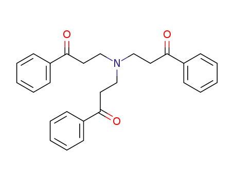 Molecular Structure of 7512-36-9 (1-Propanone,3,3',3''-nitrilotris[1-phenyl-)