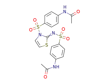 4-acetylamino-<i>N</i>-[3-(4-acetylamino-benzenesulfonyl)-3<i>H</i>-thiazol-2-ylidene]-benzenesulfonamide