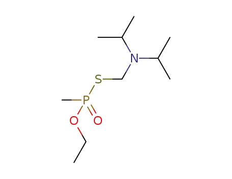 Phosphonothioic acid, methyl-, S-[[bis(1-methylethyl)amino]methyl]
O-ethyl ester