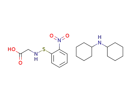 Molecular Structure of 7675-47-0 (N-O-NITROPHENYLSULFENYL-GLYCINE DI(CYCLOHEXYL)AMMONIUM SALT)