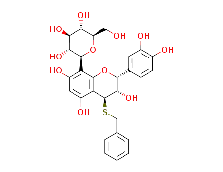 8-C-β-D-glucopyranosyl(-)-epicatechin 4-β-benzylthioether