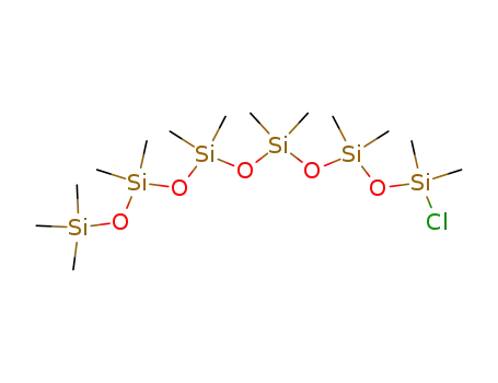 Molecular Structure of 116011-70-2 (Hexasiloxane, 1-chloro-1,1,3,3,5,5,7,7,9,9,11,11,11-tridecamethyl-)