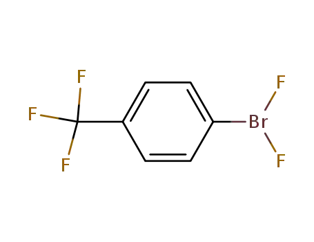 Molecular Structure of 206753-28-8 (difluoro[4-(trifluoromethyl)phenyl]-λ<sup>3</sup>-bromane)