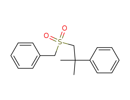 Benzene, [1,1-dimethyl-2-[(phenylmethyl)sulfonyl]ethyl]-