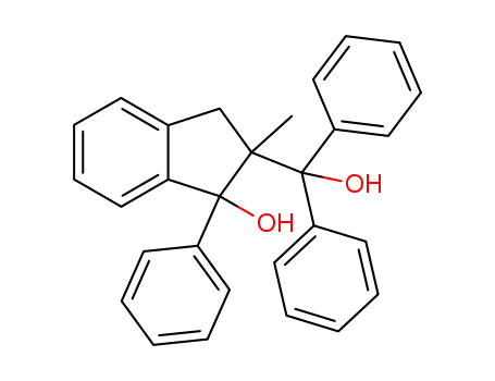 1-Hydroxy-2-methyl-2-(hydroxy-diphenyl-methyl)-1-phenyl-indan