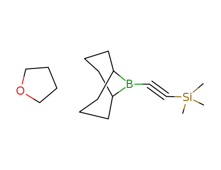 Molecular Structure of 140149-83-3 (B-<2-(trimethylsilyl)ethynyl>-9-borabicyclo<3.3.1>nonane*THF)