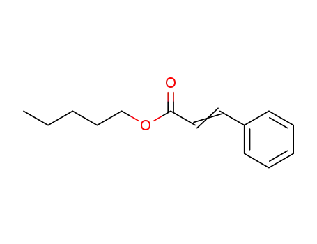 Molecular Structure of 3487-99-8 (Pentyl cinnamate)