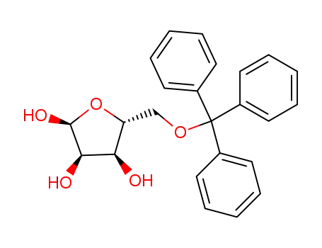 Molecular Structure of 55726-00-6 (5-O-trityl-D-ribose)