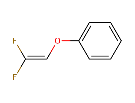 Molecular Structure of 61698-69-9 (Benzene, [(2,2-difluoroethenyl)oxy]-)