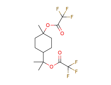 1-methyl-1-{4-methyl-4-[(trifluoroacetyl)oxy]cyclohexyl}ethyl trifluoroacetate