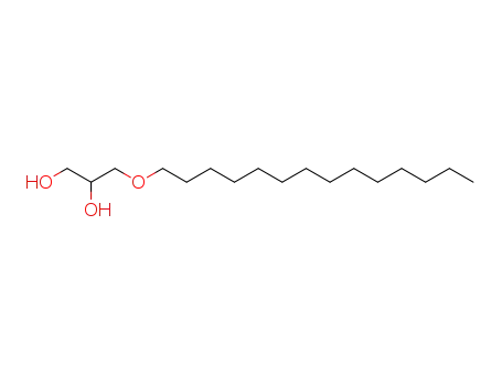 Molecular Structure of 1561-06-4 (1-O-Tetradecylglycerin)