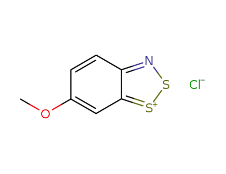 1,2,3-Benzodithiazol-1-ium, 6-methoxy-, chloride