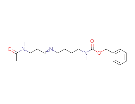 {4-[3-Acetylamino-prop-(E)-ylideneamino]-butyl}-carbamic acid benzyl ester