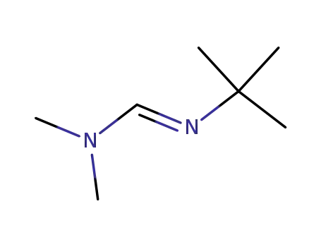 Methanimidamide, N'-(1,1-dimethylethyl)-N,N-dimethyl-, (E)-
