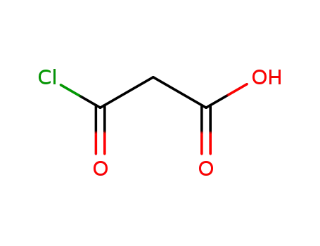 Molecular Structure of 51932-41-3 (malonic acid monochloride)