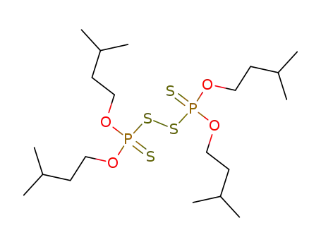 Molecular Structure of 7539-15-3 (tetraisopentyl thioperoxydiphosphate)
