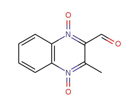 Molecular Structure of 6795-30-8 (2-Quinoxalinecarboxaldehyde, 3-methyl-, 1,4-dioxide)
