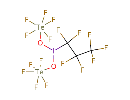 Molecular Structure of 105062-53-1 (C<sub>3</sub>F<sub>17</sub>IO<sub>2</sub>Te<sub>2</sub>)