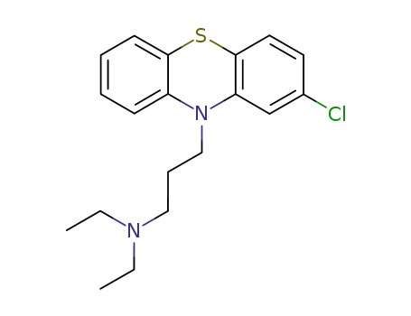 Molecular Structure of 84-01-5 (chlorproethazine)