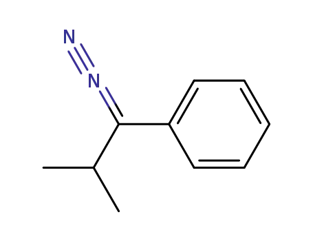 Molecular Structure of 83922-78-5 (Benzene,  (1-diazo-2-methylpropyl)-  (9CI))