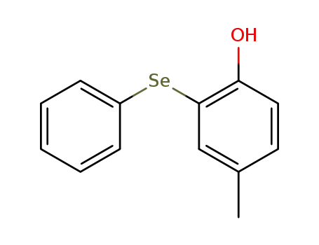 Phenol, 4-methyl-2-(phenylseleno)-