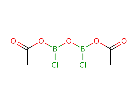 Molecular Structure of 28078-59-3 (bis(acetylchloroboryl)oxide)