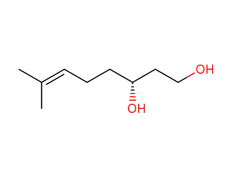 Molecular Structure of 93041-02-2 (6-Octene-1,3-diol, 7-methyl-, (R)-)