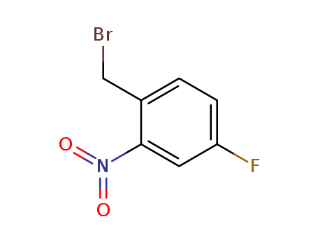 Molecular Structure of 76437-44-0 (4-FLUORO-2-NITROBENZYL BROMIDE)