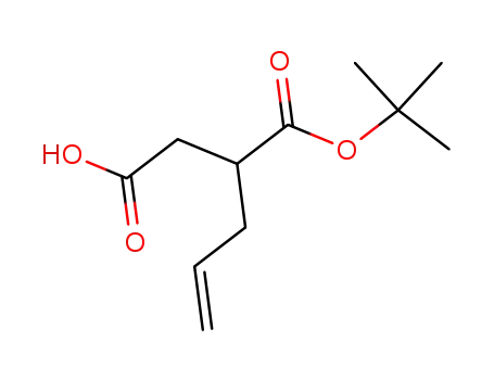 Molecular Structure of 308349-49-7 (3-((tert-butoxy)carbonyl)hex-5-enoic acid)